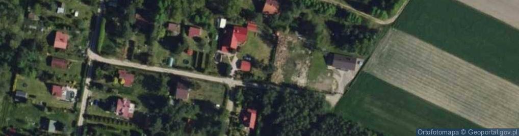 Zdjęcie satelitarne Modrzewiowa ul.
