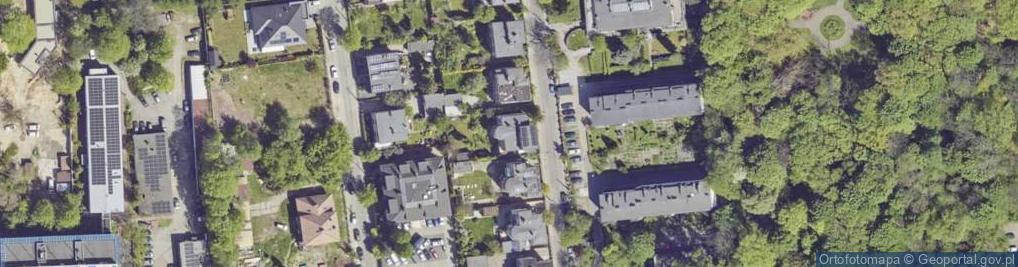 Zdjęcie satelitarne Mościckiego Ignacego ul.