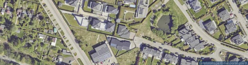 Zdjęcie satelitarne Modrzewiowa ul.