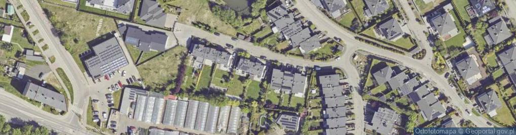 Zdjęcie satelitarne Modrzewiowa ul.