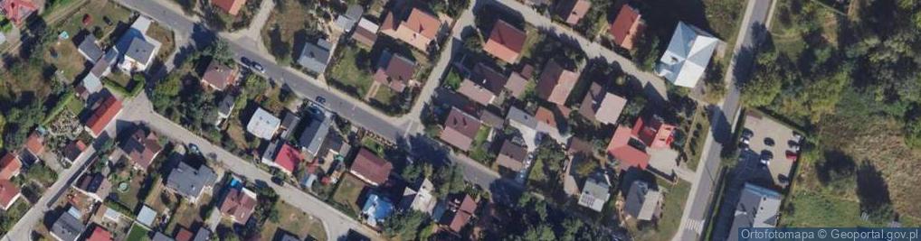 Zdjęcie satelitarne Modrzewiowa ul.