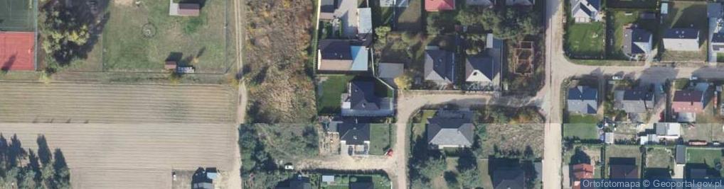 Zdjęcie satelitarne Modrzewiowa ul.