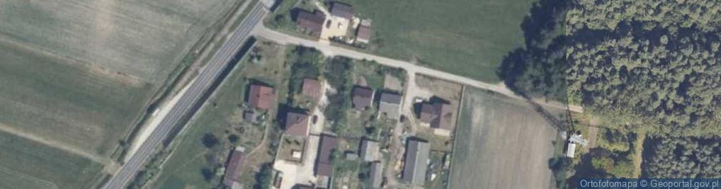 Zdjęcie satelitarne Modrzewiowa ul.