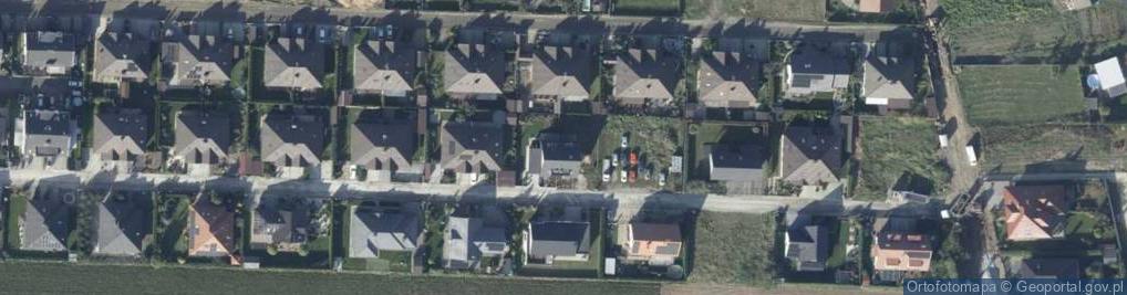 Zdjęcie satelitarne Modrzewiowa ul.