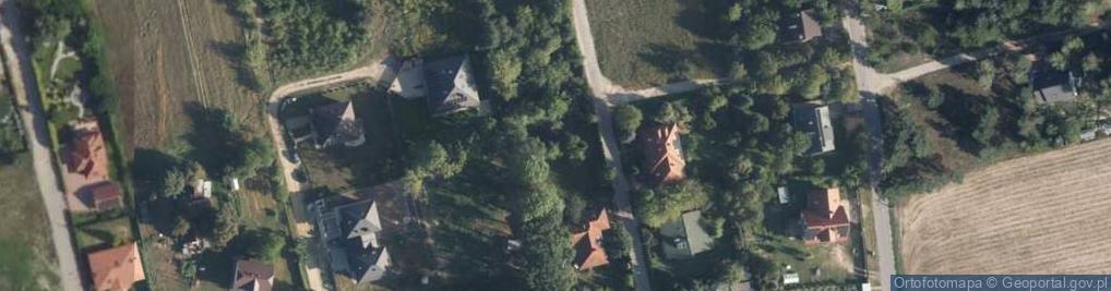 Zdjęcie satelitarne Modrzewiowa ul.