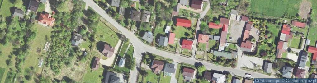 Zdjęcie satelitarne Modrzewiowa ul.