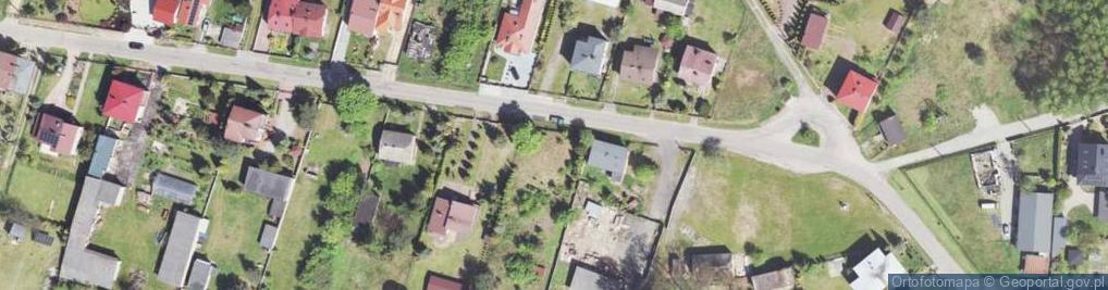 Zdjęcie satelitarne Modrzewiowa ul.