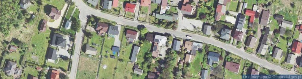 Zdjęcie satelitarne Modrzewiowa ul.