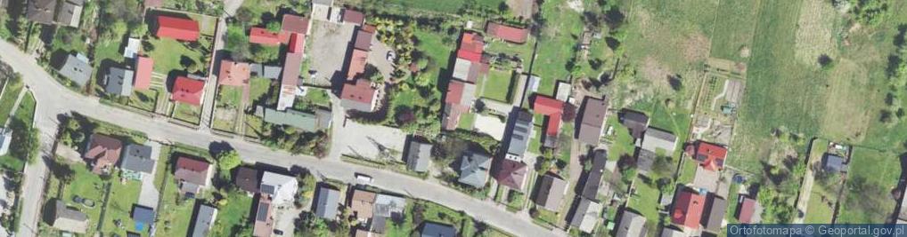 Zdjęcie satelitarne Modrzewiowa ul.