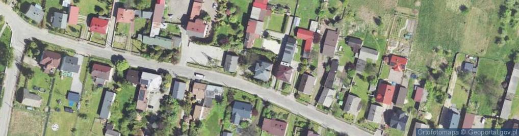 Zdjęcie satelitarne Modrzewiowa ul.