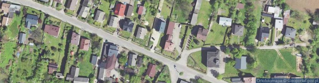 Zdjęcie satelitarne Modrzewiowa ul.