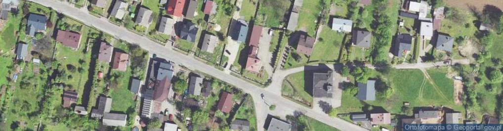 Zdjęcie satelitarne Modrzewiowa ul.