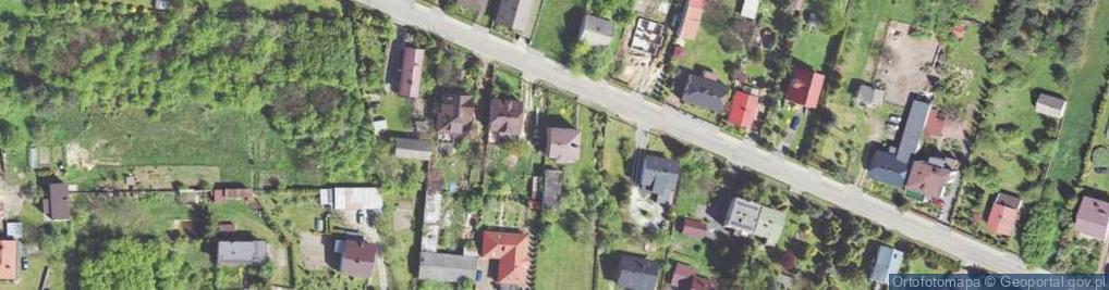 Zdjęcie satelitarne Modrzewiowa ul.