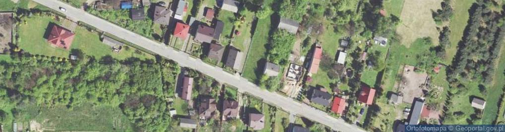 Zdjęcie satelitarne Modrzewiowa ul.