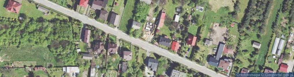Zdjęcie satelitarne Modrzewiowa ul.