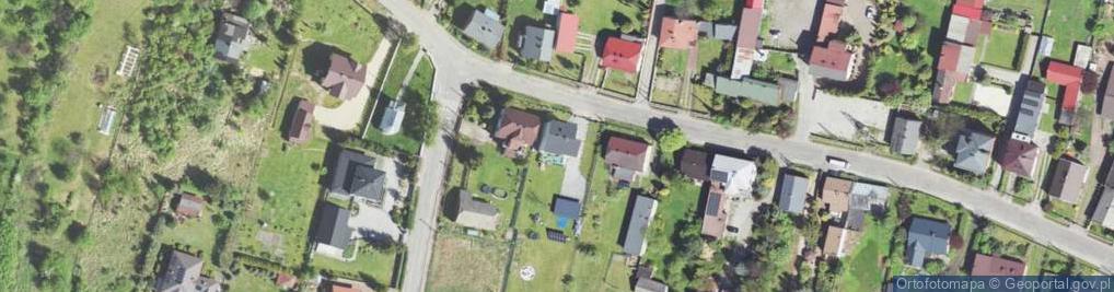Zdjęcie satelitarne Modrzewiowa ul.