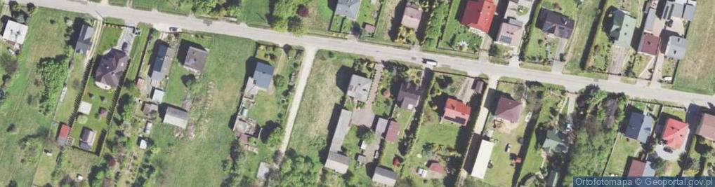 Zdjęcie satelitarne Modrzewiowa ul.