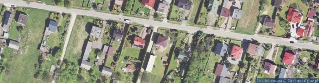 Zdjęcie satelitarne Modrzewiowa ul.