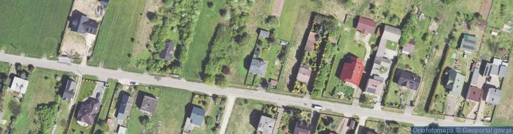 Zdjęcie satelitarne Modrzewiowa ul.