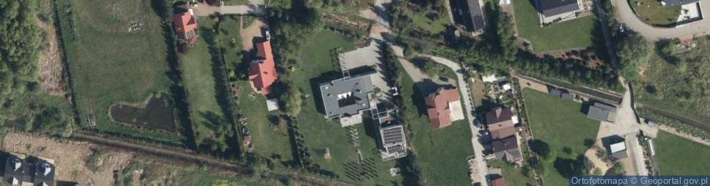 Zdjęcie satelitarne Modrzewiowa ul.