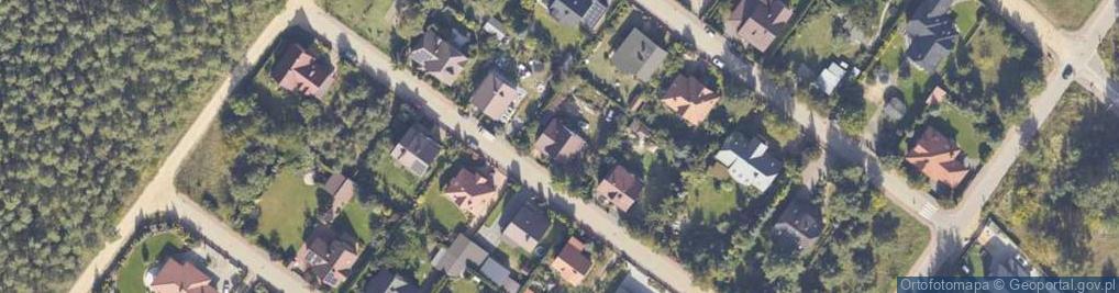 Zdjęcie satelitarne Modrzewiowa ul.