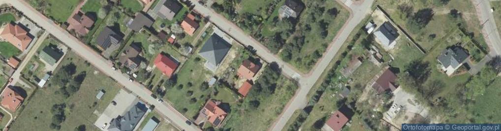 Zdjęcie satelitarne Modrzewiowa ul.