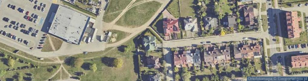 Zdjęcie satelitarne Modrzewiowa ul.
