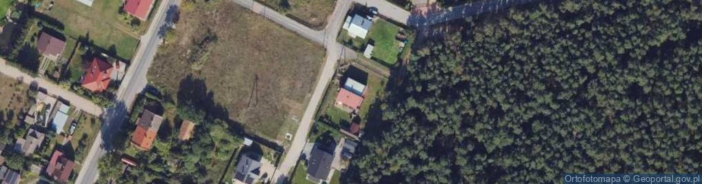 Zdjęcie satelitarne Modrzewiowa ul.
