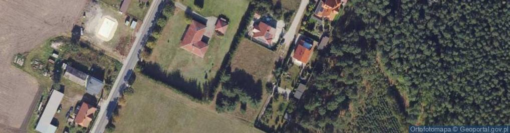 Zdjęcie satelitarne Modrzewiowa ul.