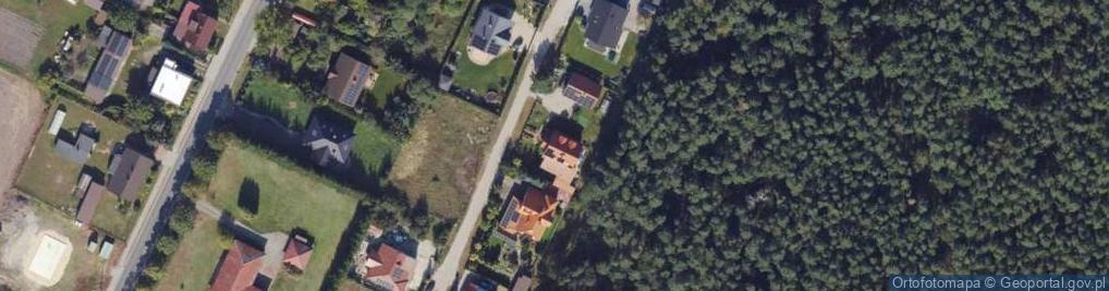 Zdjęcie satelitarne Modrzewiowa ul.