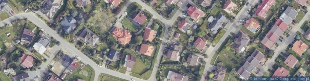 Zdjęcie satelitarne Modrzewiowa ul.