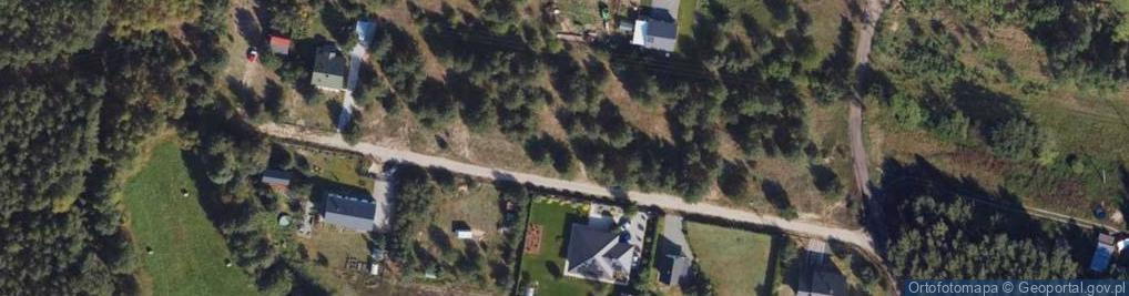 Zdjęcie satelitarne Modrzewiowa ul.