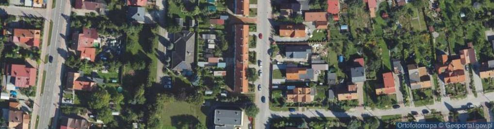 Zdjęcie satelitarne Modlińska ul.