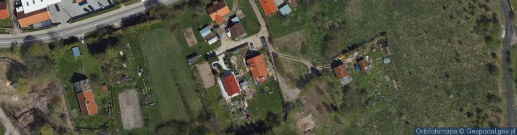 Zdjęcie satelitarne Modrzewiowa ul.