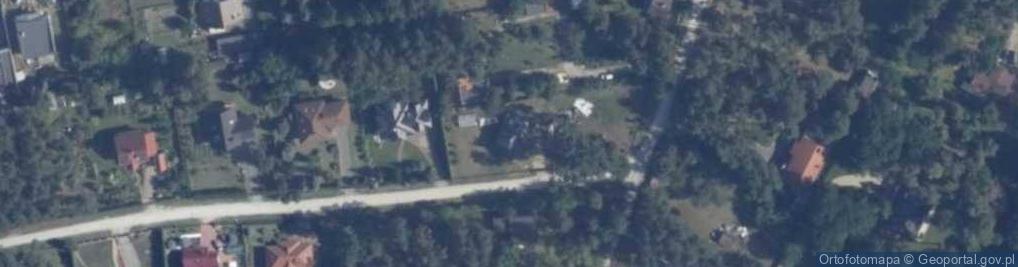 Zdjęcie satelitarne Modrzewiowa ul.