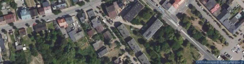 Zdjęcie satelitarne Moniuszki Stanisława ul.
