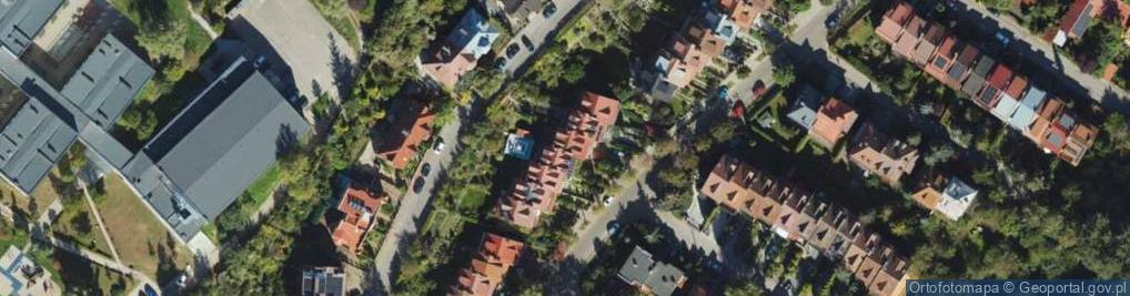 Zdjęcie satelitarne Morenowa ul.