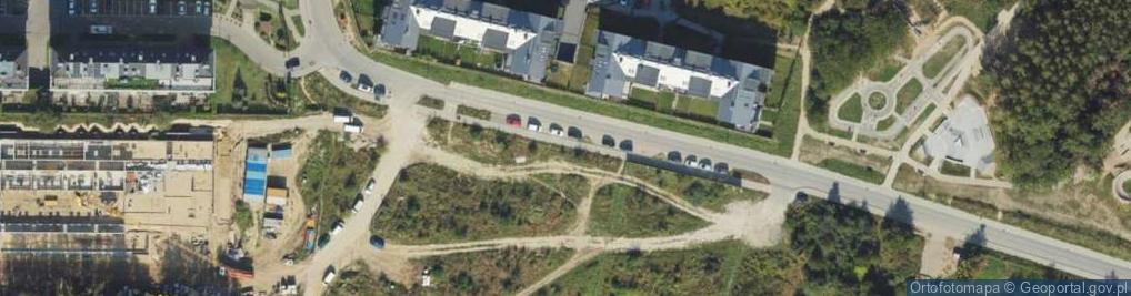 Zdjęcie satelitarne Morenowe Wzgórze ul.