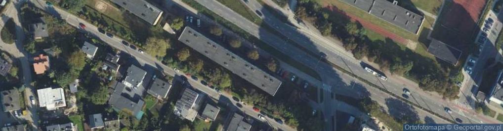 Zdjęcie satelitarne Morska ul.