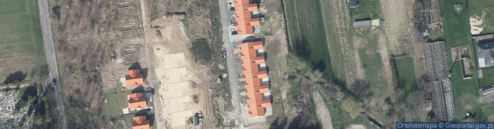 Zdjęcie satelitarne Modrzewiowa ul.