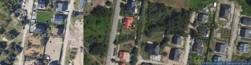 Zdjęcie satelitarne Modrzewiowa ul.