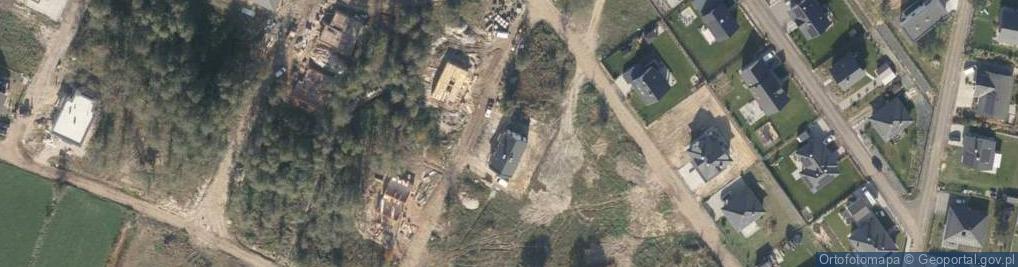 Zdjęcie satelitarne Modrzewiowa ul.