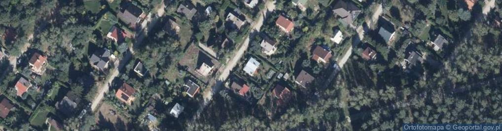 Zdjęcie satelitarne Modrzewiowa ul.