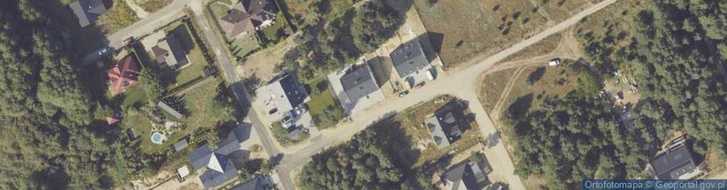 Zdjęcie satelitarne Modrzewiowa ul.