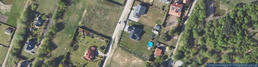 Zdjęcie satelitarne Modrzewiowa ul.