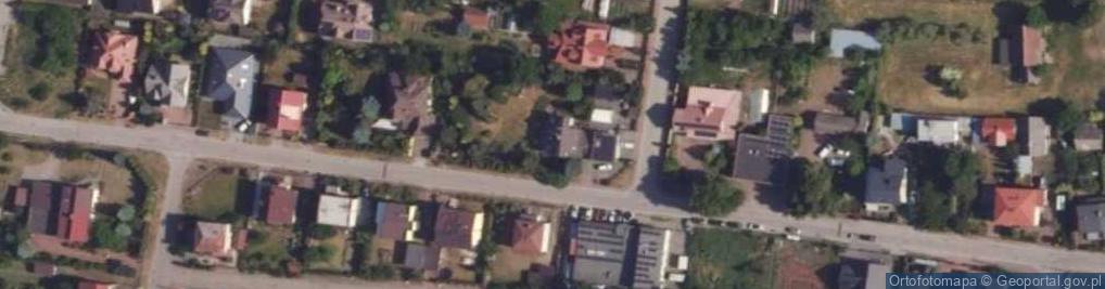 Zdjęcie satelitarne Modrzewiowa ul.