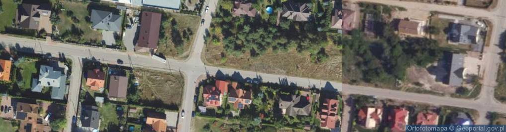 Zdjęcie satelitarne Modrzewiowa ul.
