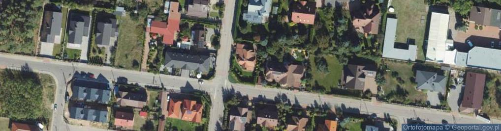 Zdjęcie satelitarne Modrzewiowa ul.