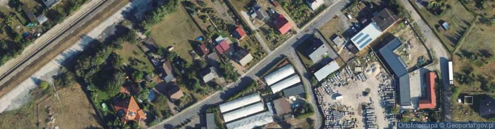 Zdjęcie satelitarne Modrzewiowa ul.
