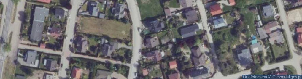 Zdjęcie satelitarne Modrzewiowa ul.
